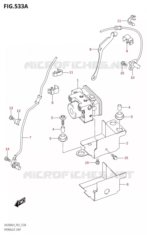 ABS SYSTEM Suzuki SCOOTER 200 BURGMAN 2019  UH200A L9 (P02)