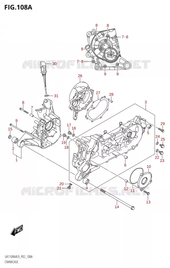 CASING Suzuki SCOOTER 110 ADDRESS 2019  UK110NM L9 (P02)