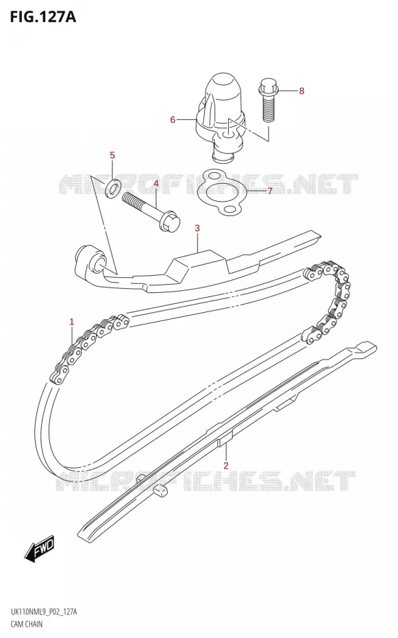 TIMING Suzuki SCOOTER 110 ADDRESS 2019  UK110NM L9 (P02)