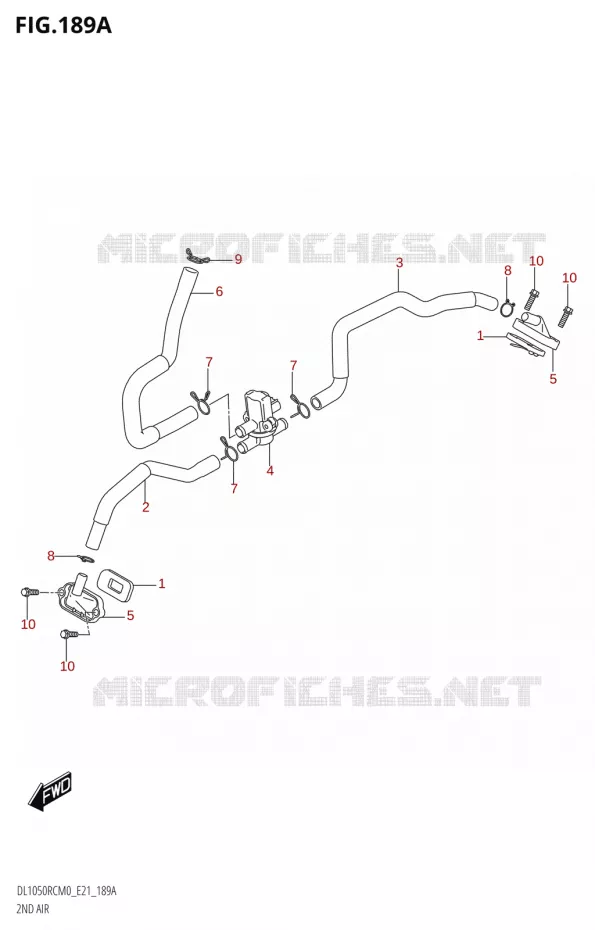 ANTI POLLUTION SYSTEM Suzuki MOTO 1050 V-STROM 2020  DL1050RC M0 (E21)