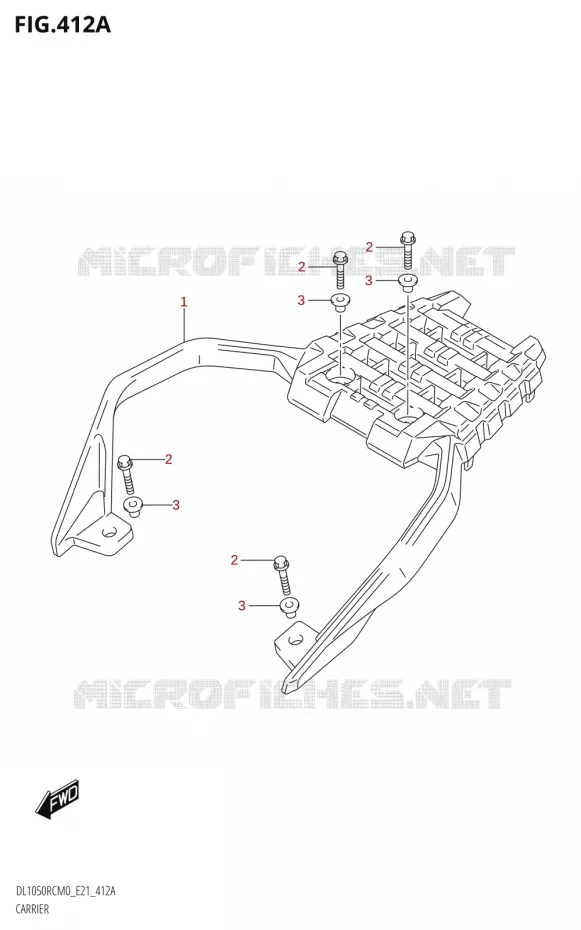 CARRIER Suzuki MOTO 1050 V-STROM 2020  DL1050RC M0 (E21)