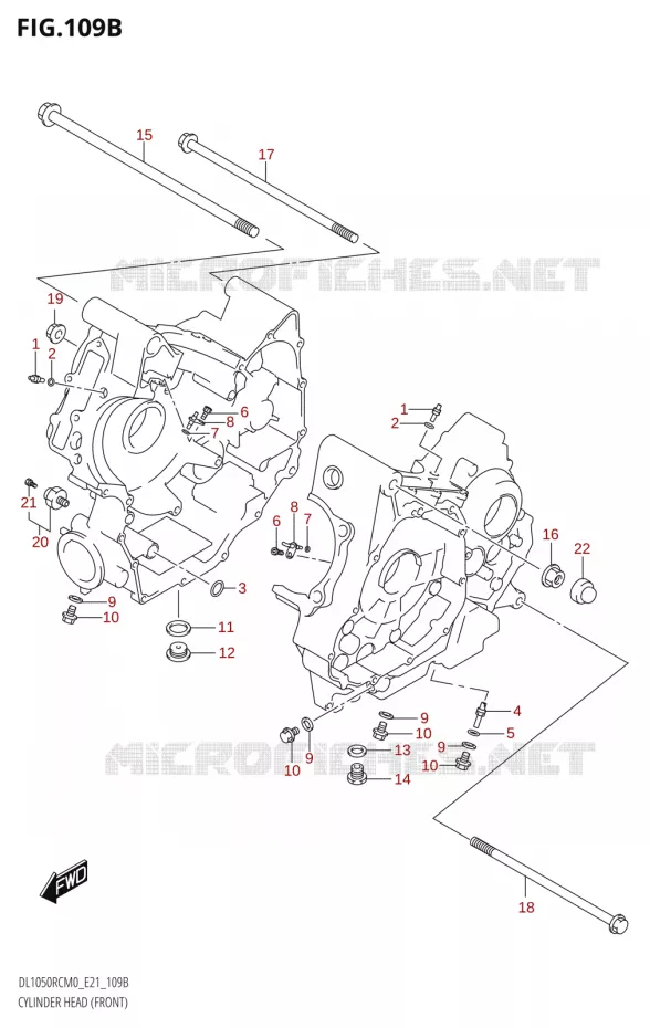 CASING (2) (DL1050RC) Suzuki MOTO 1050 V-STROM 2020  DL1050RC M0 (E21)