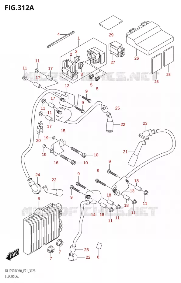 ELECTRICAL Suzuki MOTO 1050 V-STROM 2020  DL1050RC M0 (E21)