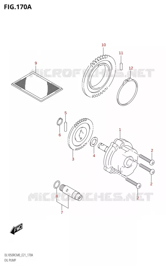 OIL PUMP Suzuki MOTO 1050 V-STROM 2020  DL1050RC M0 (E21)