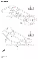 CARRIER for Suzuki KINGQUAD 500 2019