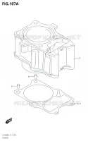 CYLINDER for Suzuki KINGQUAD 500 2019