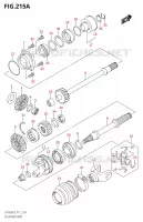 DRIVESHAFT for Suzuki KINGQUAD 500 2019