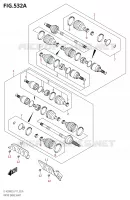 FRONT DRIVE SHAFT for Suzuki KINGQUAD 500 2019