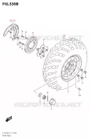FRONT WHEELLT A500XPL9 P17) for Suzuki KINGQUAD 500 2019