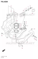 FUEL TANK for Suzuki KINGQUAD 500 2019