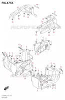 MUDGUARD for Suzuki KINGQUAD 500 2019