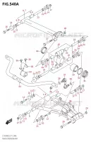 REAR SUSPENSION ARM for Suzuki KINGQUAD 500 2019