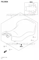 SEAT for Suzuki KINGQUAD 500 2019