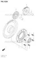 STARTER MOTOR CLUTCH for Suzuki KINGQUAD 500 2019