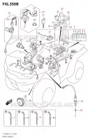 WIRING HARNESSU (LT A500XPL9 P17) for Suzuki KINGQUAD 500 2019