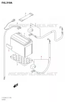 BATTERY for Suzuki OZARK 250 2018