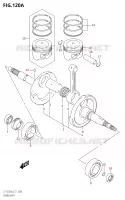 CRANKSHAFT for Suzuki OZARK 250 2018