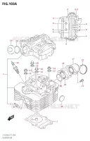 CYLINDER HEAD for Suzuki OZARK 250 2018