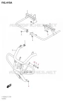 FOOTREST for Suzuki OZARK 250 2018