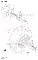 FRONT WHEEL for Suzuki OZARK 250 2018