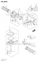 HANDGRIPS   LEVERS  for Suzuki OZARK 250 2018