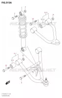 SHOCK ABSORBER   WISHBONE for Suzuki OZARK 250 2018