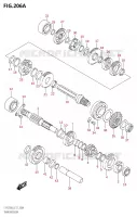 TRANSMISSION for Suzuki OZARK 250 2018