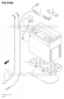 BATTERY for Suzuki KINGQUAD 400 2018