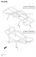 CARRIER for Suzuki KINGQUAD 400 2018