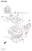 CYLINDER HEAD for Suzuki KINGQUAD 400 2018