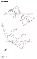 FOOTREST for Suzuki KINGQUAD 400 2018