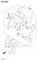 FRONT CALIPER for Suzuki KINGQUAD 400 2018