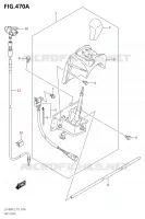 GEAR LEVER for Suzuki KINGQUAD 400 2018