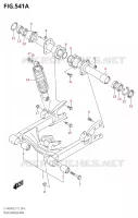SWINGARM for Suzuki KINGQUAD 400 2018