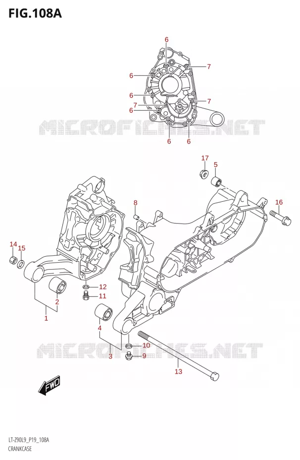 CASING Suzuki QUAD 90 QUADSPORT 2019  LT-Z90 L9 (P19)