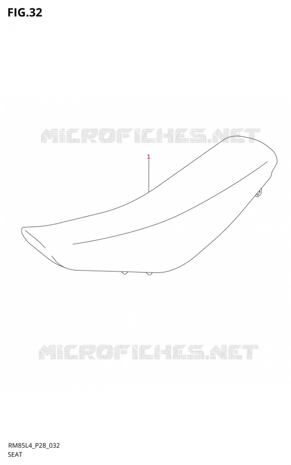 SEAT Suzuki MOTO 85 RM 2014  RM85L L4 (P03,P28,P33)
