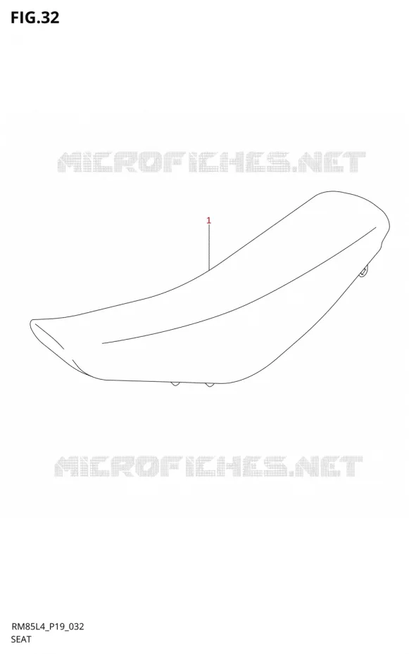 SEAT Suzuki MOTO 85 RM 2014  RM85L L4 (P19)