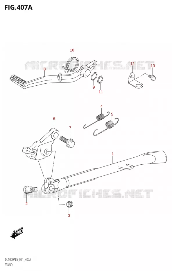 STAND Suzuki MOTO 1000 V-STROM 2015  DL1000A L5 (E21)
