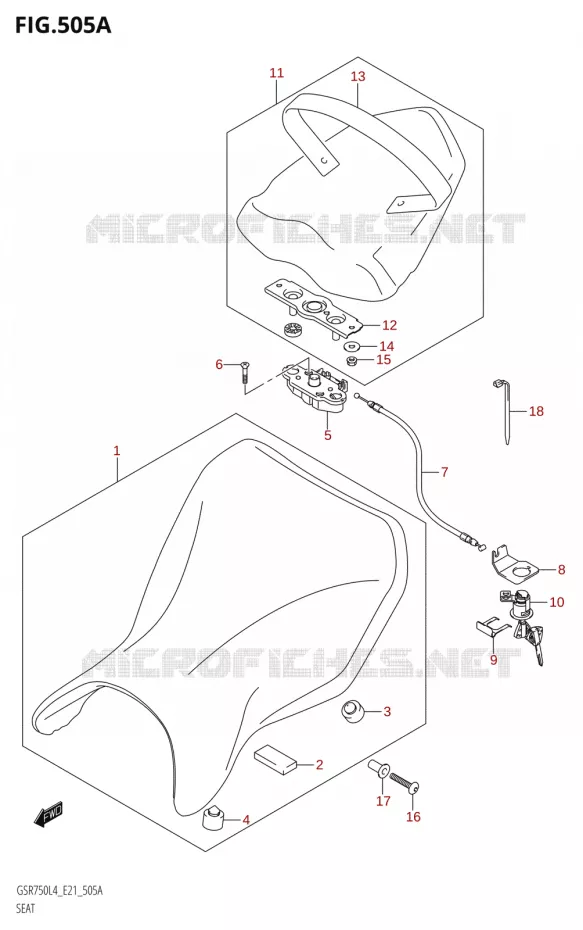 SEAT Suzuki MOTO 750 GSR 2014  GSR750 L4