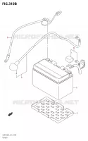 BATTERY (GSR750ZA:L4:E21) for Suzuki GSR 750 2014