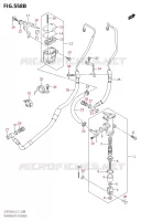 REAR BRAKE MASTER CYLINDER0ZA:L4:E21) for Suzuki GSR 750 2014