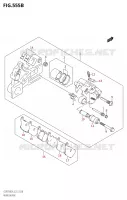 REAR CALIPER (GSR750ZA:L4:E21) for Suzuki GSR 750 2014