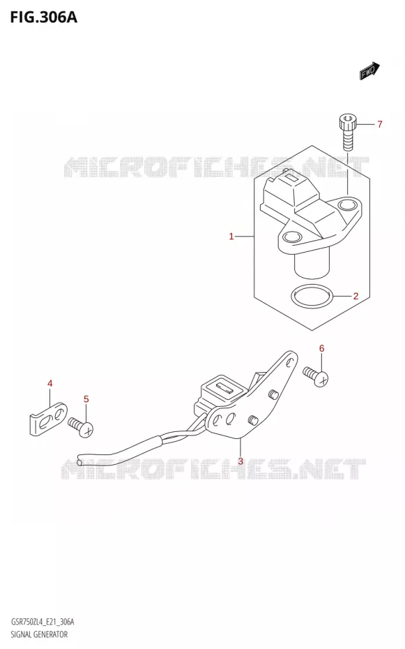 GENERATOR SENSOR Suzuki MOTO 750 GSR 2014  GSR750ZA L4 (E21)