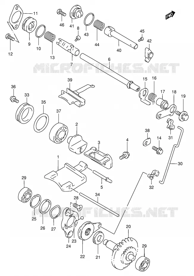 EXHAUST VALVE (MODEL V) Suzuki MOTO 250 RM 1999  RM250X(E3/E28)