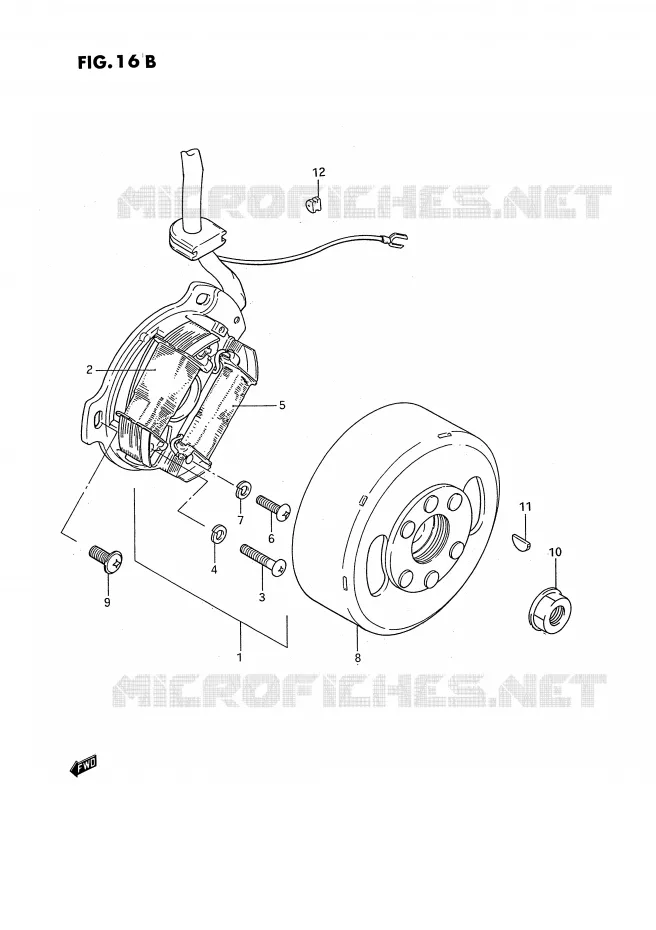 IGNITION (E16) Suzuki MOTO 50 PV 1999  PV50X(E15)