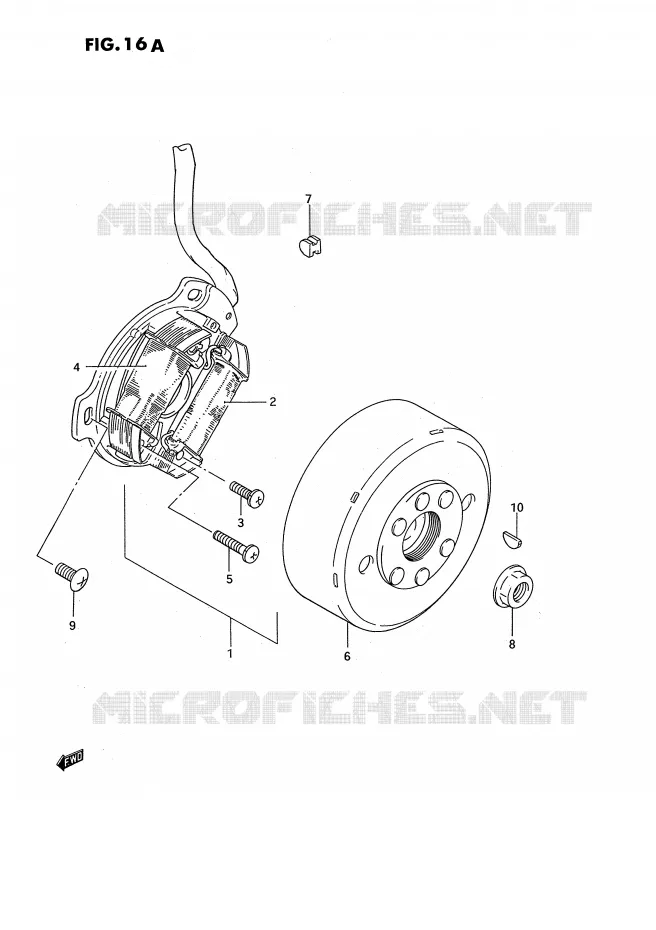 IGNITION (MODEL R E15/P15) Suzuki MOTO 50 PV 1994  PV50R(E15)