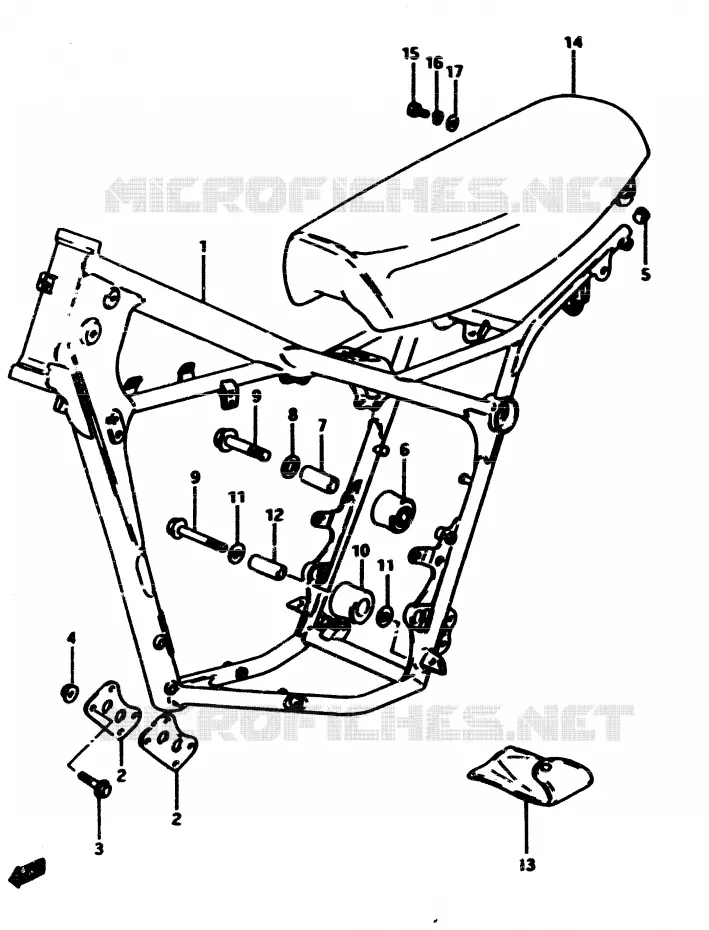SEAT Suzuki MOTO 500 RM 1985  RM500F
