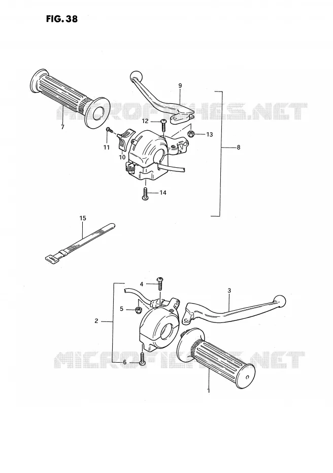 SWITCHES (E16,E43) Suzuki MOTO 50 PV 1990  PV50L(E15)