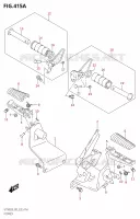FOOTREST for Suzuki BOULEVARD 1500 2019