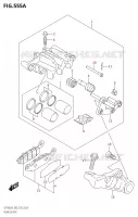 REAR CALIPER for Suzuki BOULEVARD 1500 2019